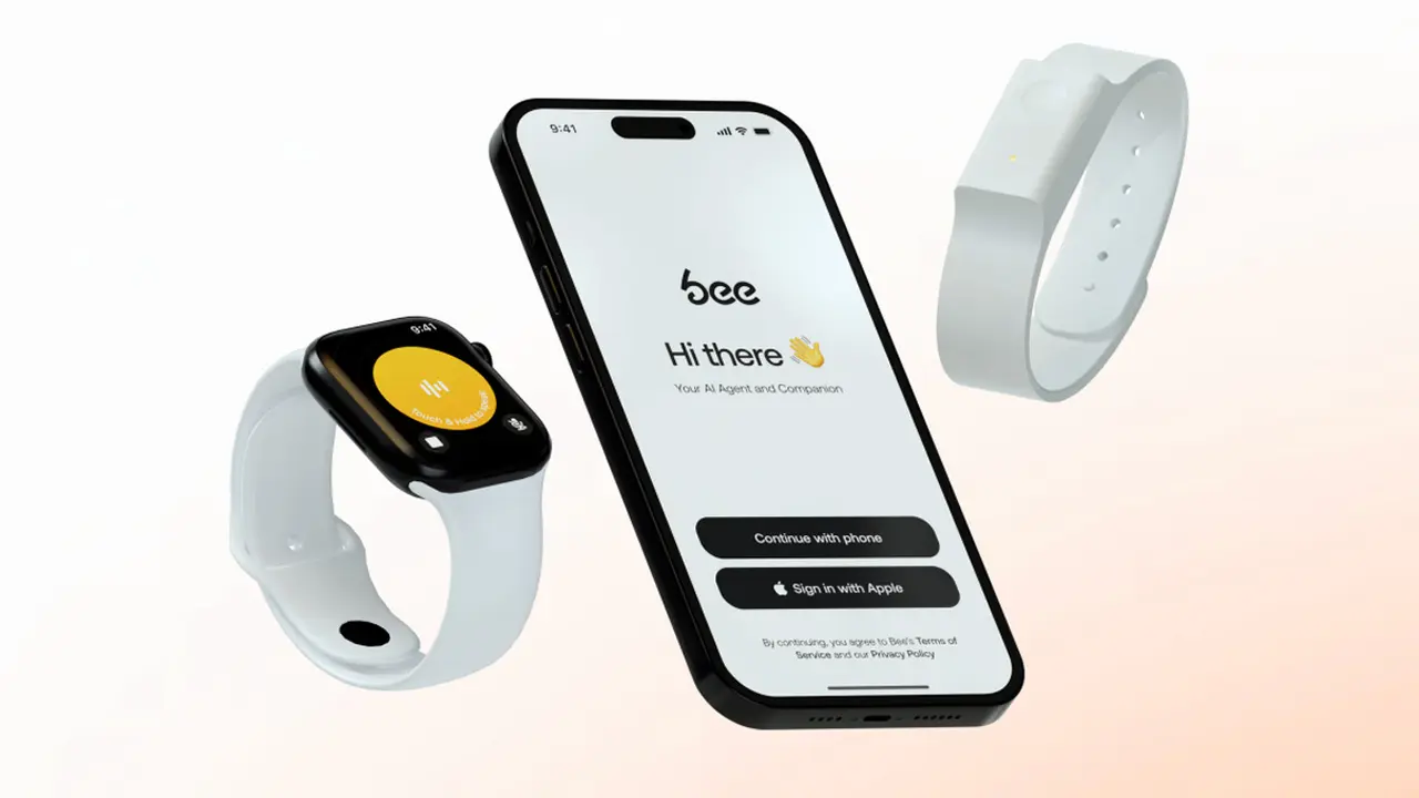 La pulsera de Bee se vincula con una aplicación propia.