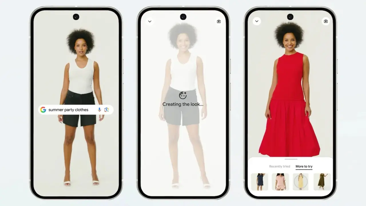 Así se ve la herramienta de Google para probar ropa con Inteligencia Artificial