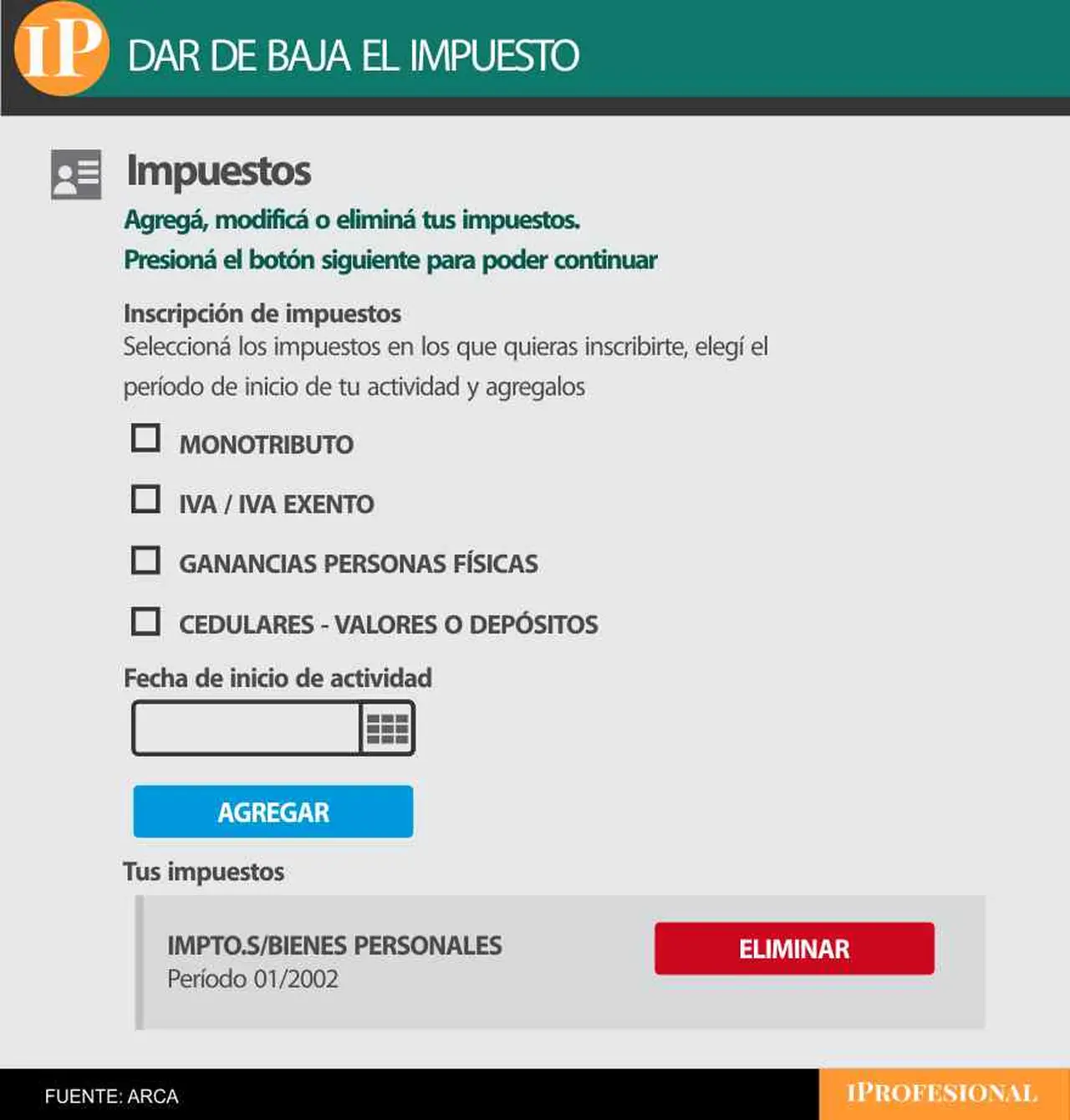 Primera pantalla