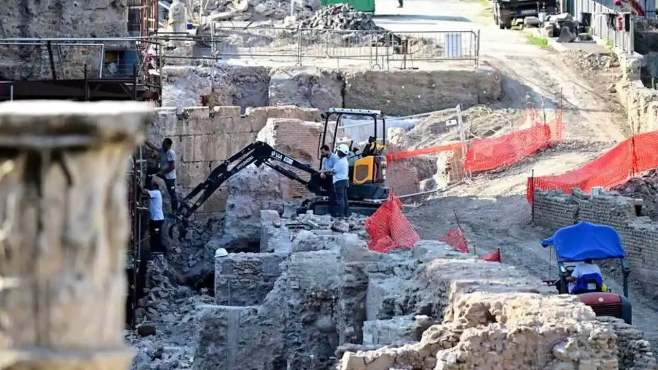 El inesperado hallazgo de los trabajadores en plena obra del subte de Roma