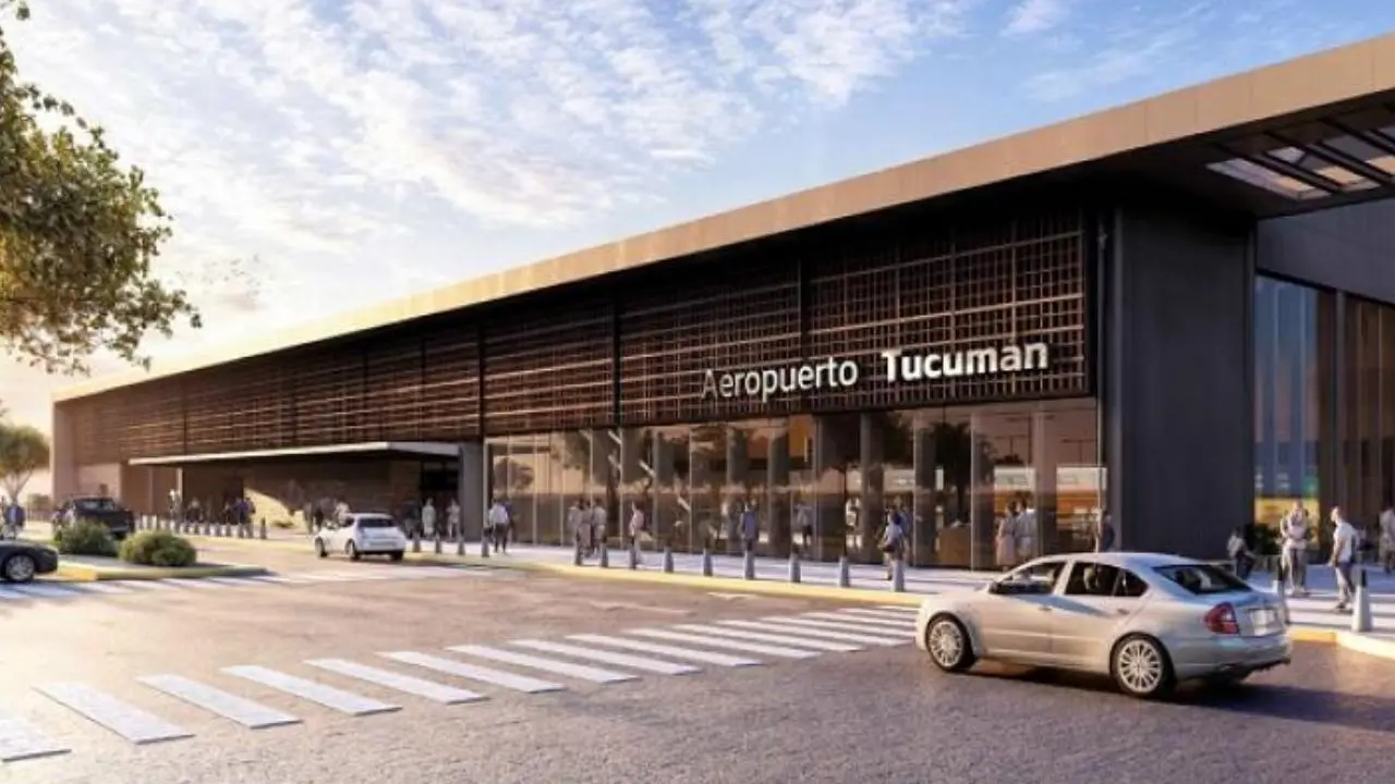 El nuevo frente del aeropuerto de Tucumán para cuando terminen las obras de modernización