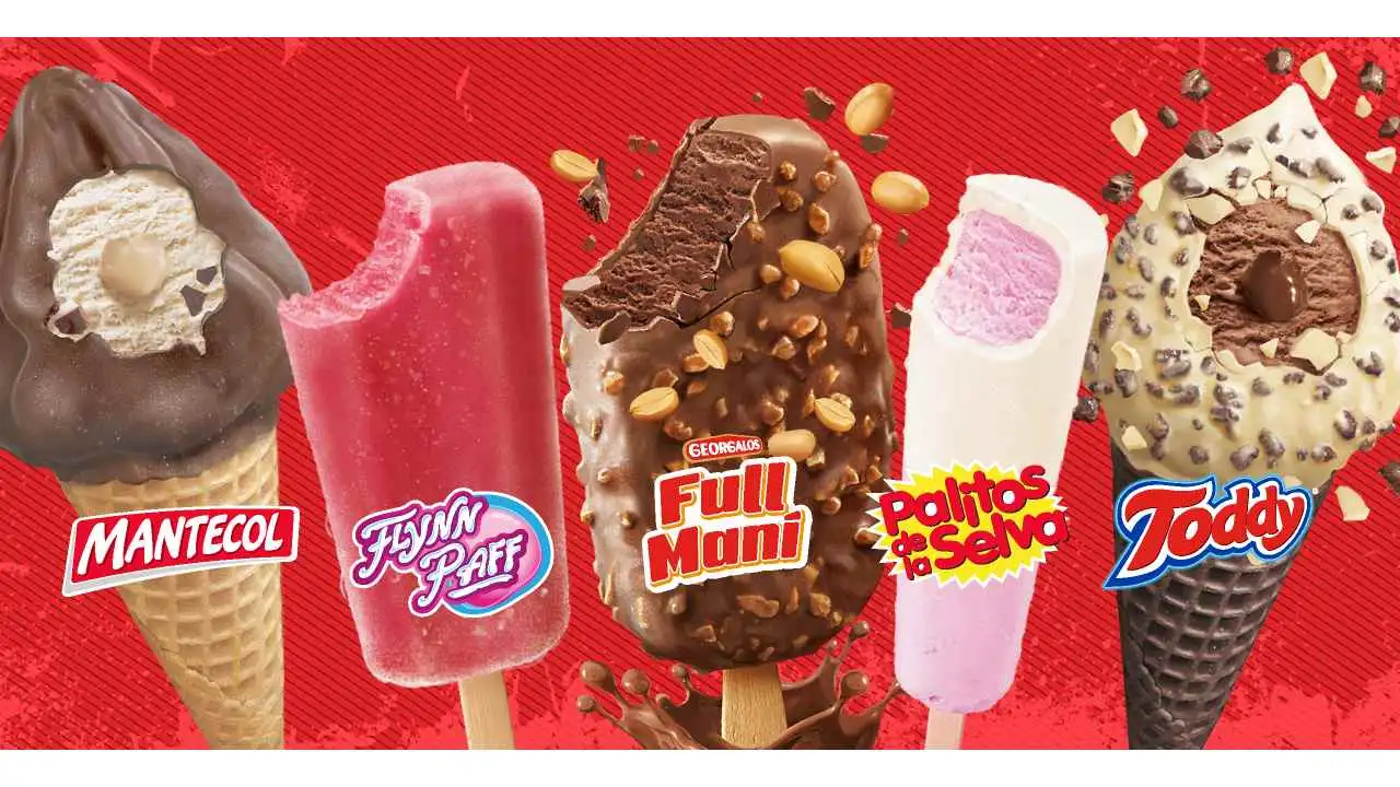 Los nuevos helados de Georgalos: transformó sus principales golosinas en postres de verano