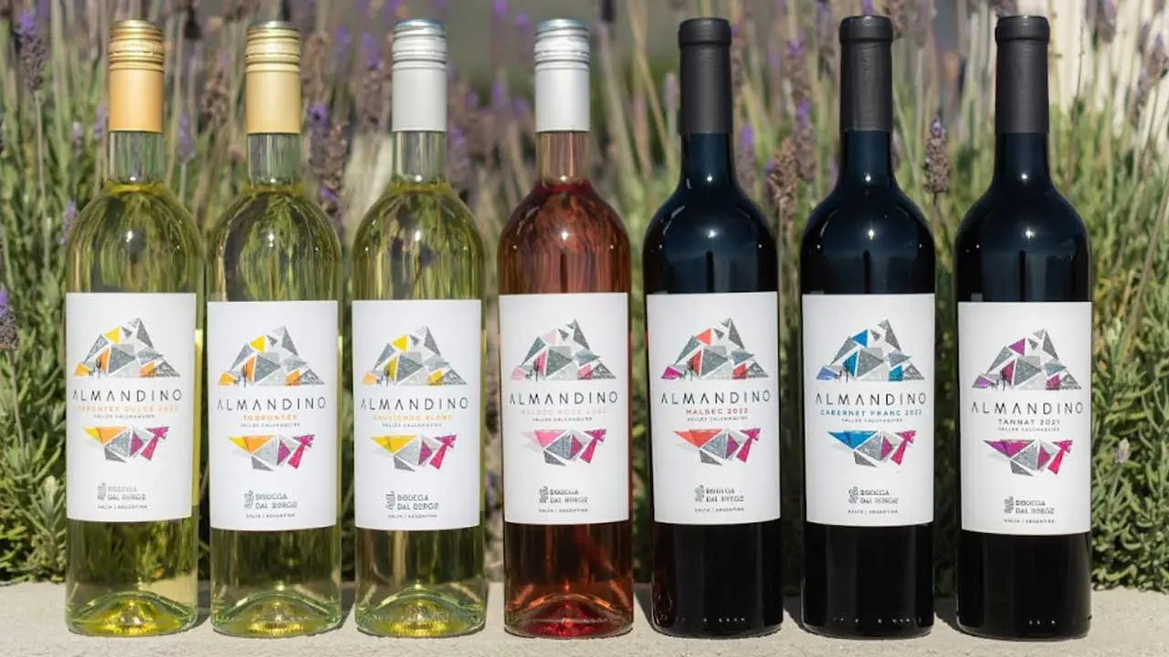 Almandino es la línea de vinos de Bodega Dal Borgo
