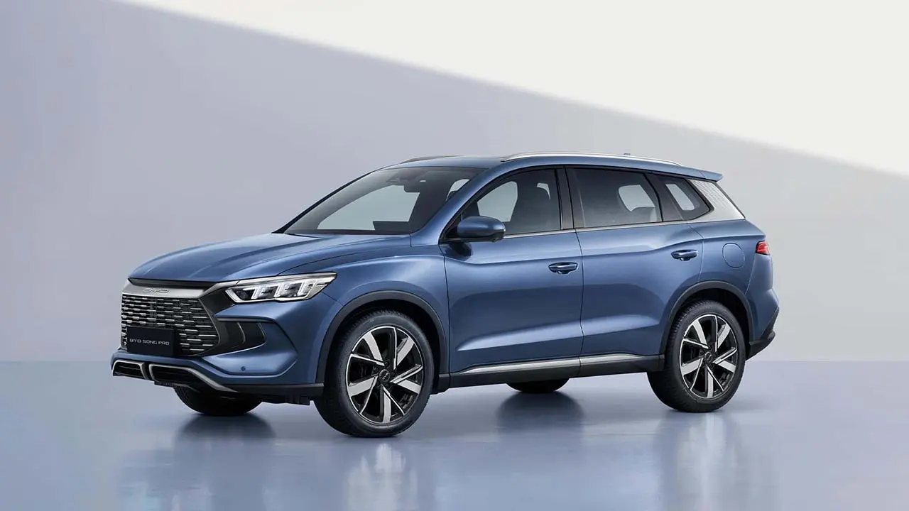 BYD Song Pro de semilateral. Foto oficial.