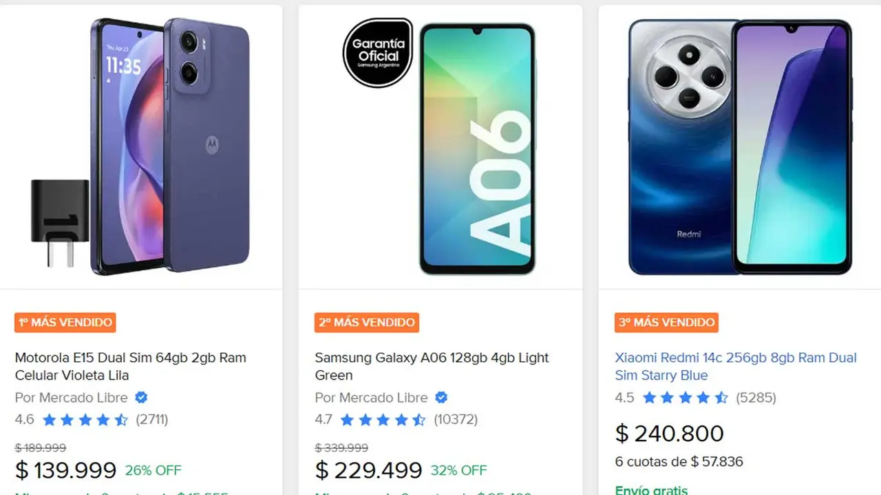 Plan canje en Mercado Libre: cuánto podés ahorrar entregando tu celular usado
