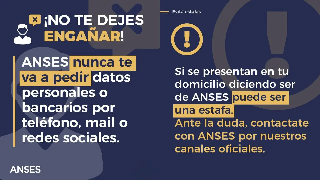 La advertencia de ANSES para evitar estafas 