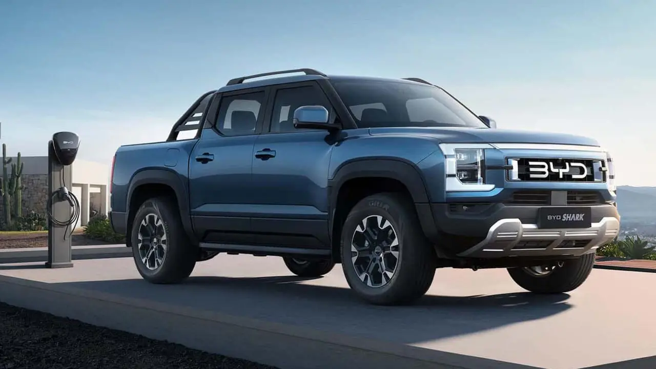 Shark, la camioneta que BYD venderá en el mercado local.