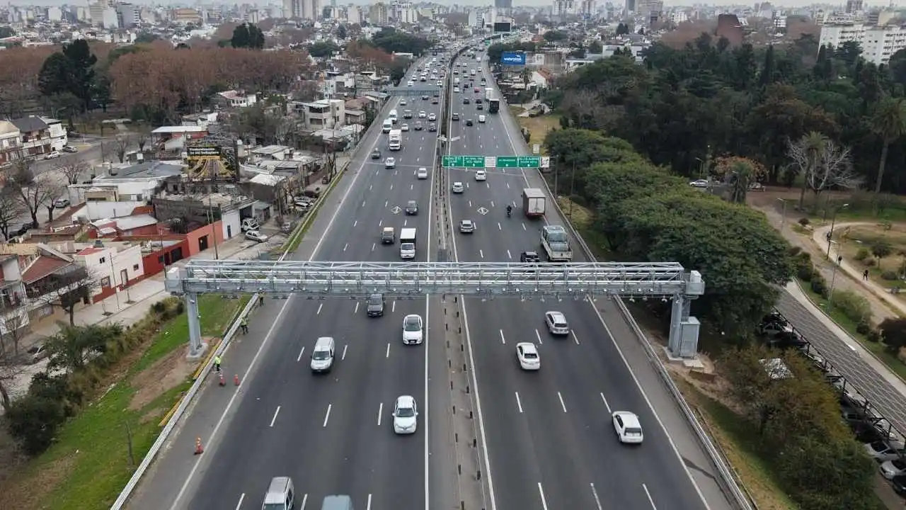 El peaje de Parque Avellaneda, en la Autopista Perito Moreno, será 100% sin barreras desde el 1/11