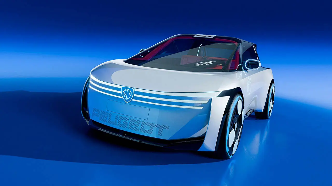 Peugeot presentó un prototipo futurista que da pistas de cómo puede ser el nuevo 208