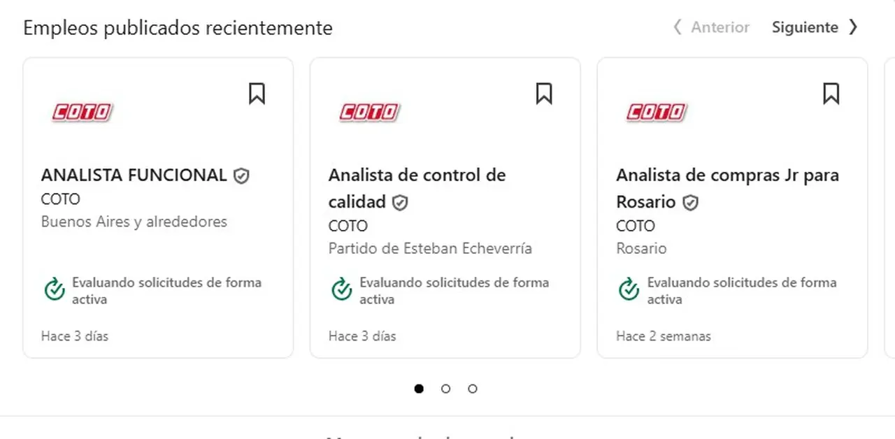 Otros puestos que la cadena de supermercados busca cubrir