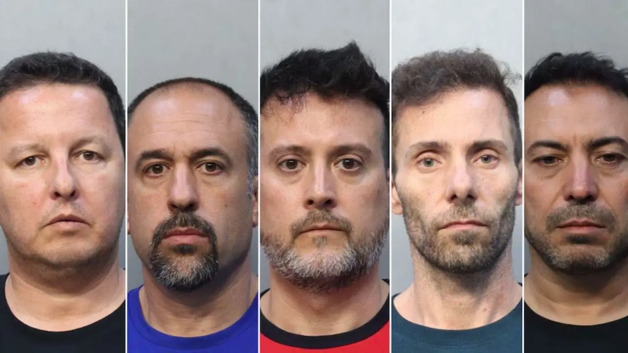 Los cinco argentinos detenidos en Miami, acusados de robar en un famoso shopping