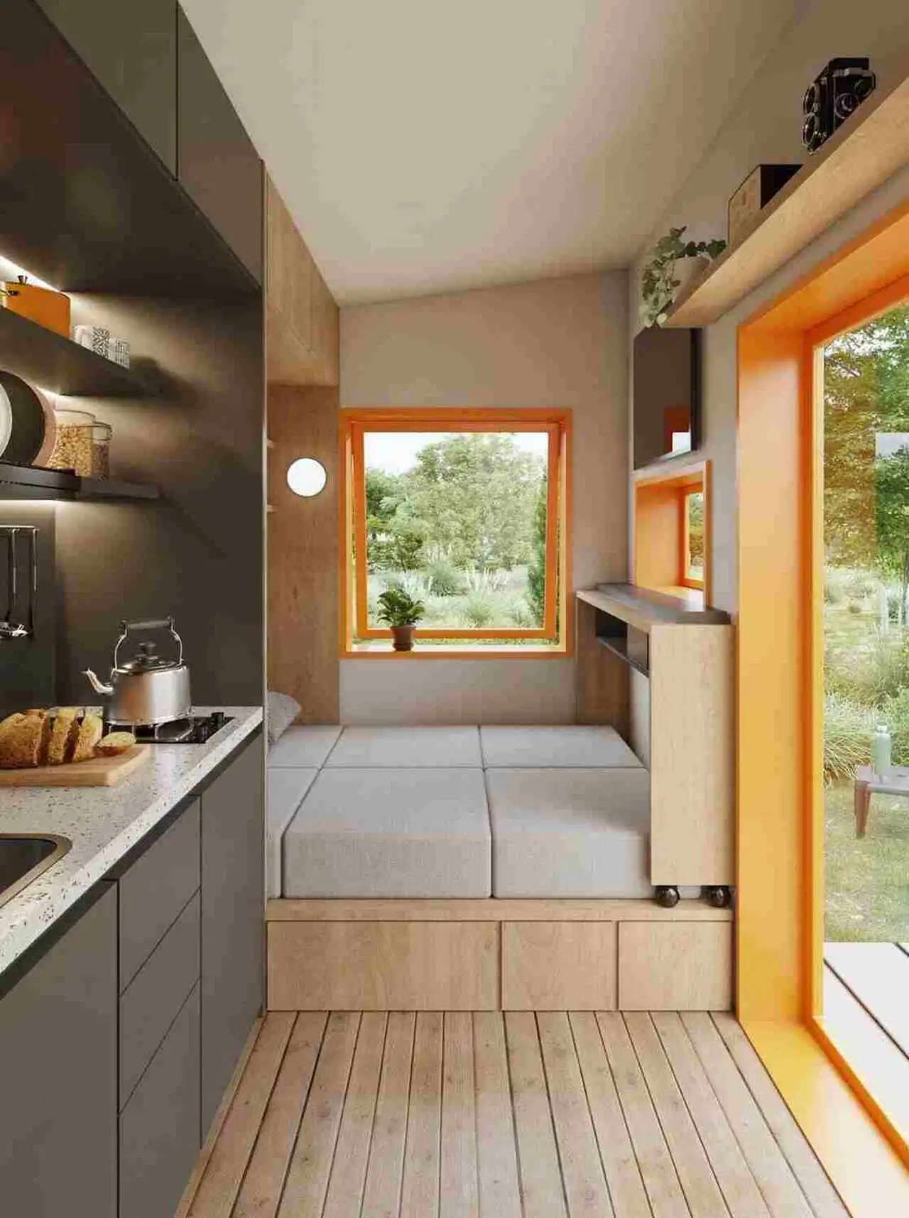 Las tiny houses se ofrecen desde u$s29.000 con lote incluido