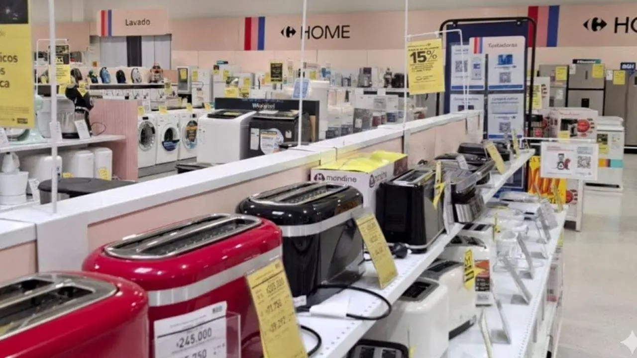 Carrefour vende pequeños electrodomésticos con descuento