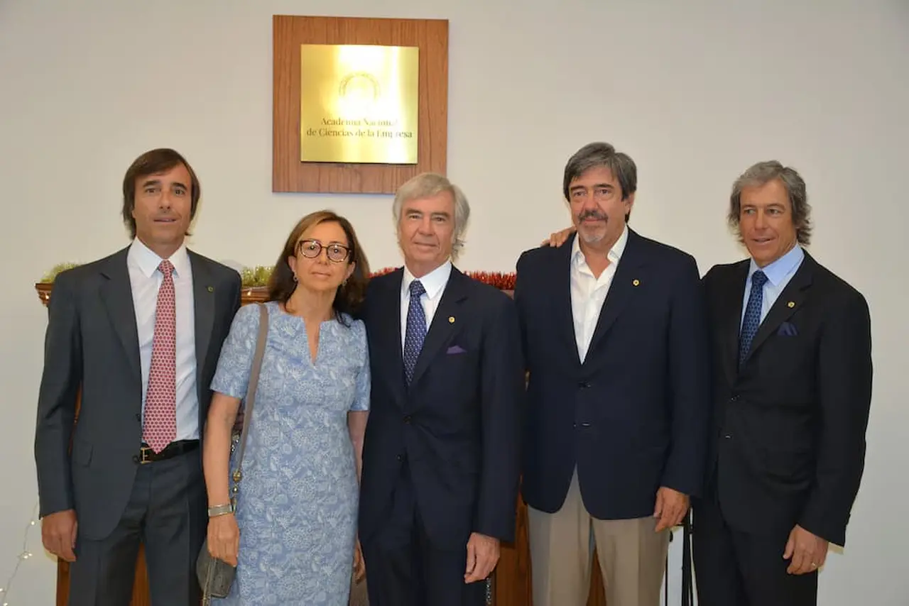 Carlos Herminio Blaquier y sus cuatro hermanos