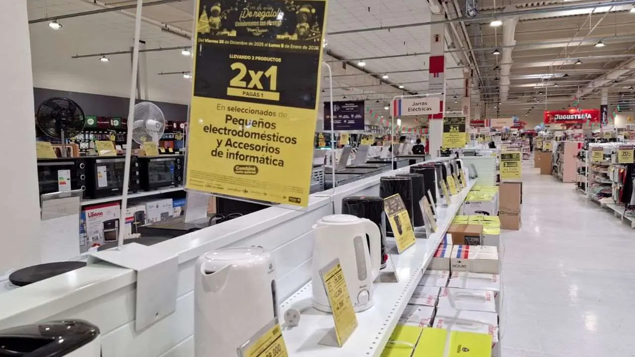 Carrefour liquida 2x1 en pequeños electrodomésticos por tiempo limitado: cómo acceder