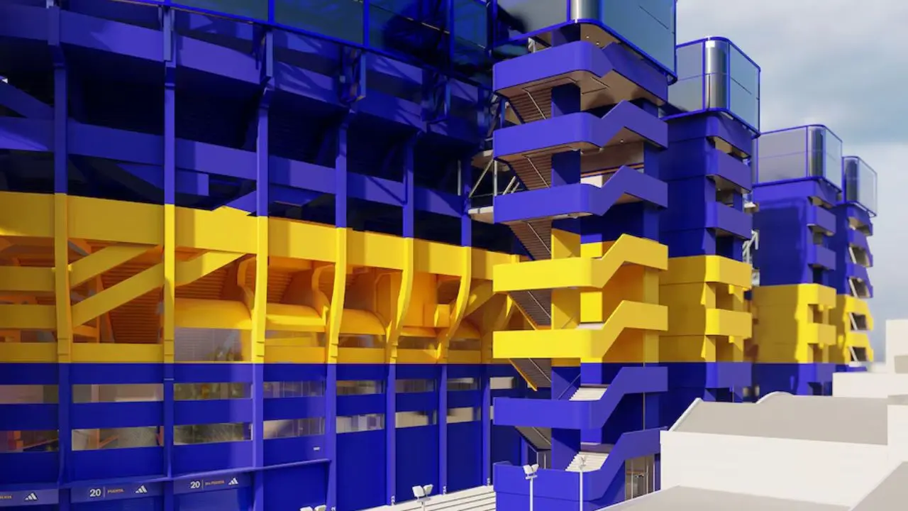 El primer paso es colocar columnas con ascensores