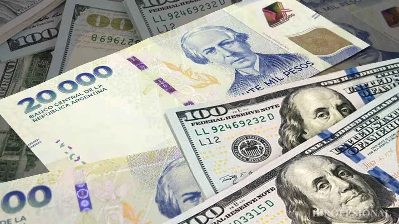 El peso argentino cayó 18,9% frente al dólar y quedó 38 puntos detrás de la moneda que más se valorizó