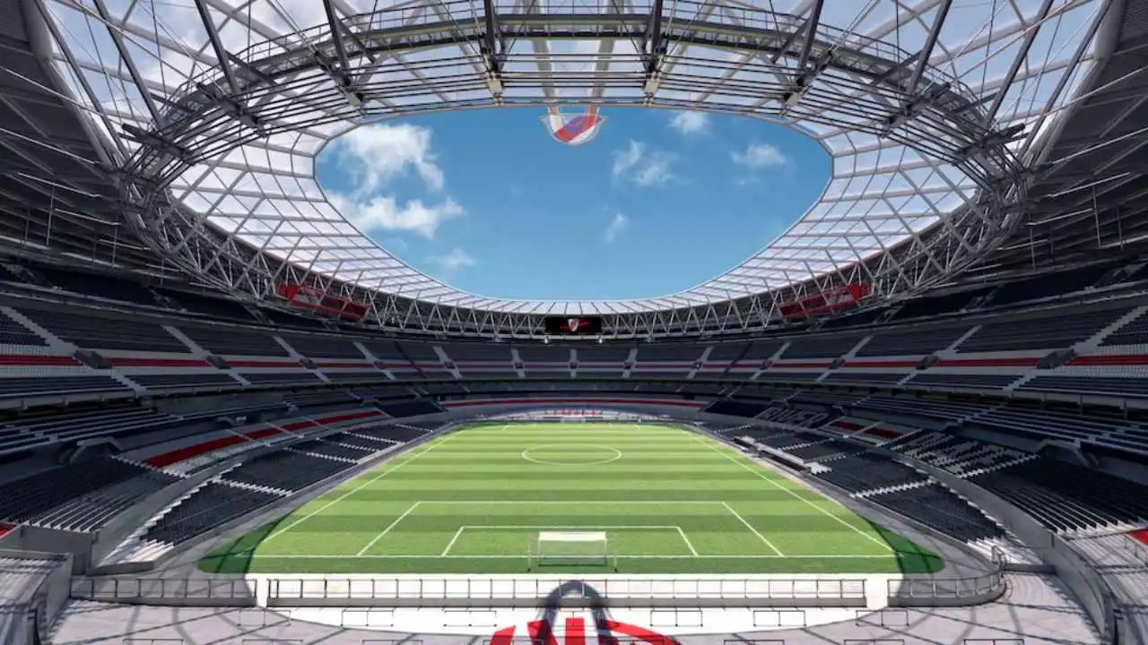Así quedará por dentro el Monumental, una vez que se concluya la ampliación y el techado