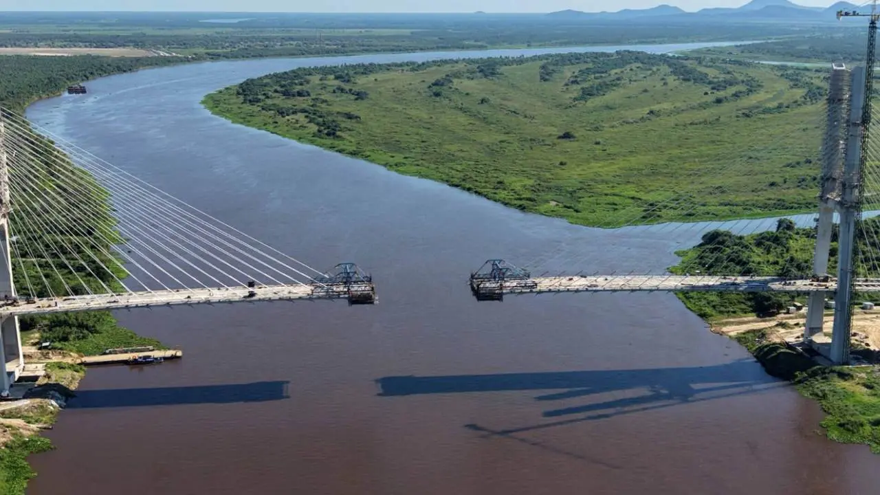 Casi listo: así está el puente que revolucionará la conexión entre países sudamericanos