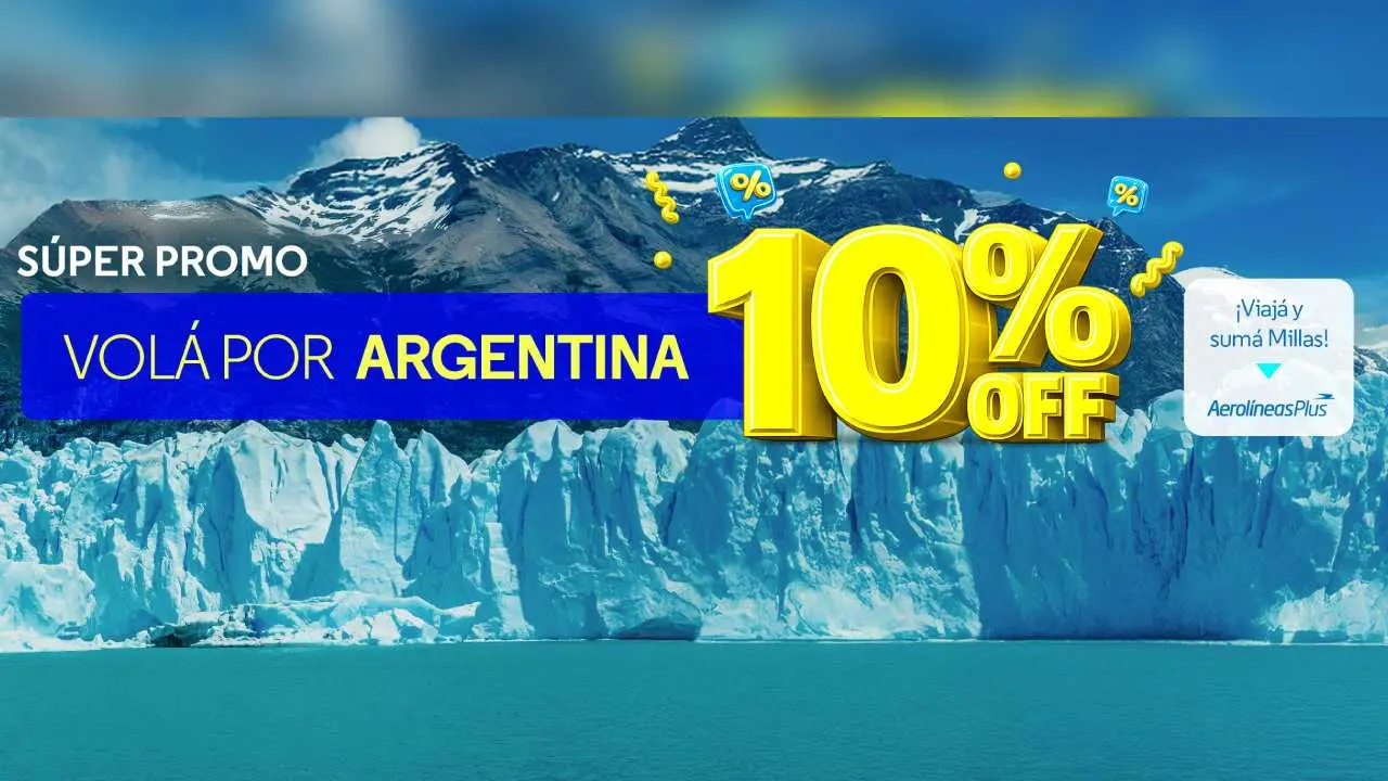 Aerolíneas Argentina vuelve a ofrecer pasajes con descuento y financiación en hasta 18 cuotas