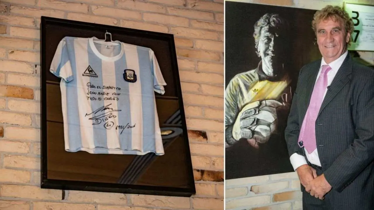 El exarquero belga intercambió camiseta con Diego Maradona en México 86