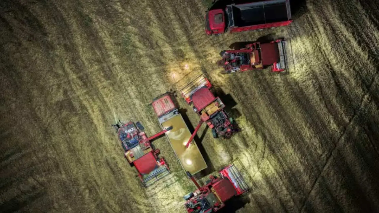 Los drones que revolucionan la agricultura China. Crédito: Du Yu - XinHua
