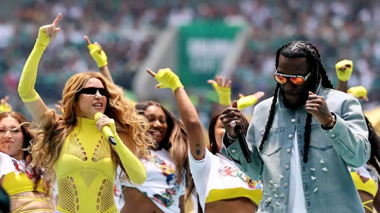 Shakira fue una de las figuras durante el show que puso en marcha el Mundial
