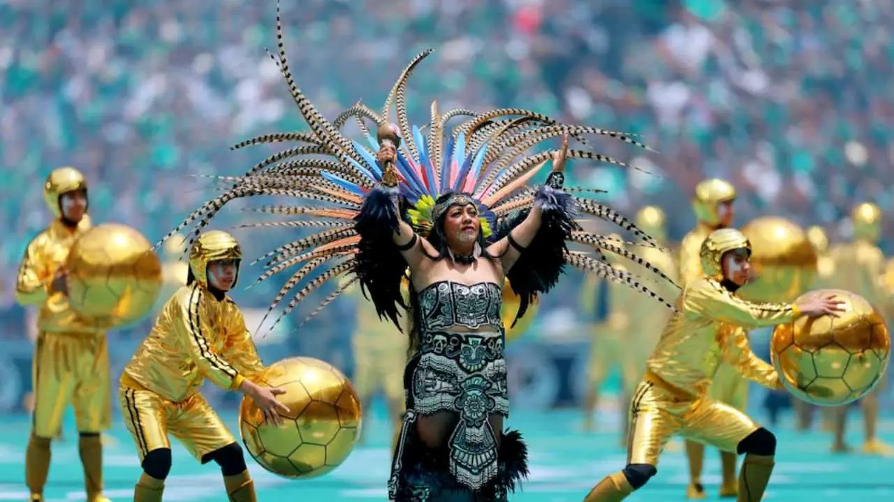 Otra de las postales de la ceremonia inaugural