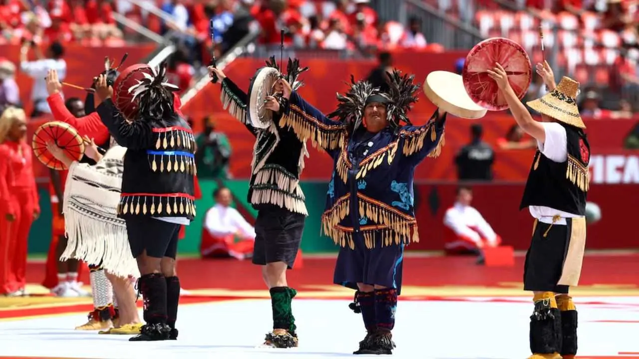 Otra postal de la inauguración del Mundial en Canadá