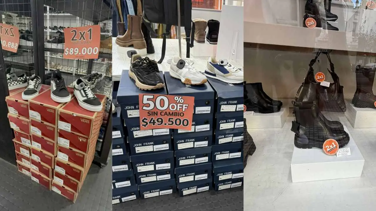 Grimoldi vende calzado 2x1 y 50% off en sus locales outlets