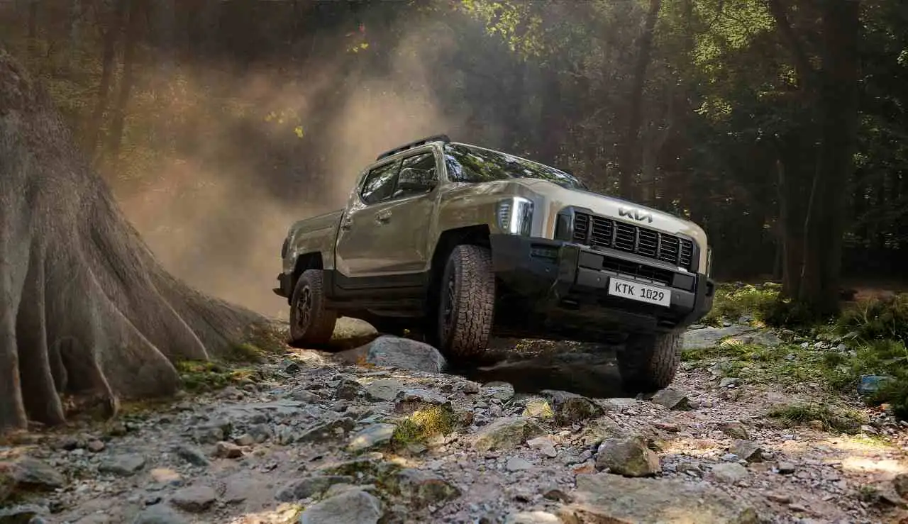 La nueva Tasman tiene una estética bien off road.