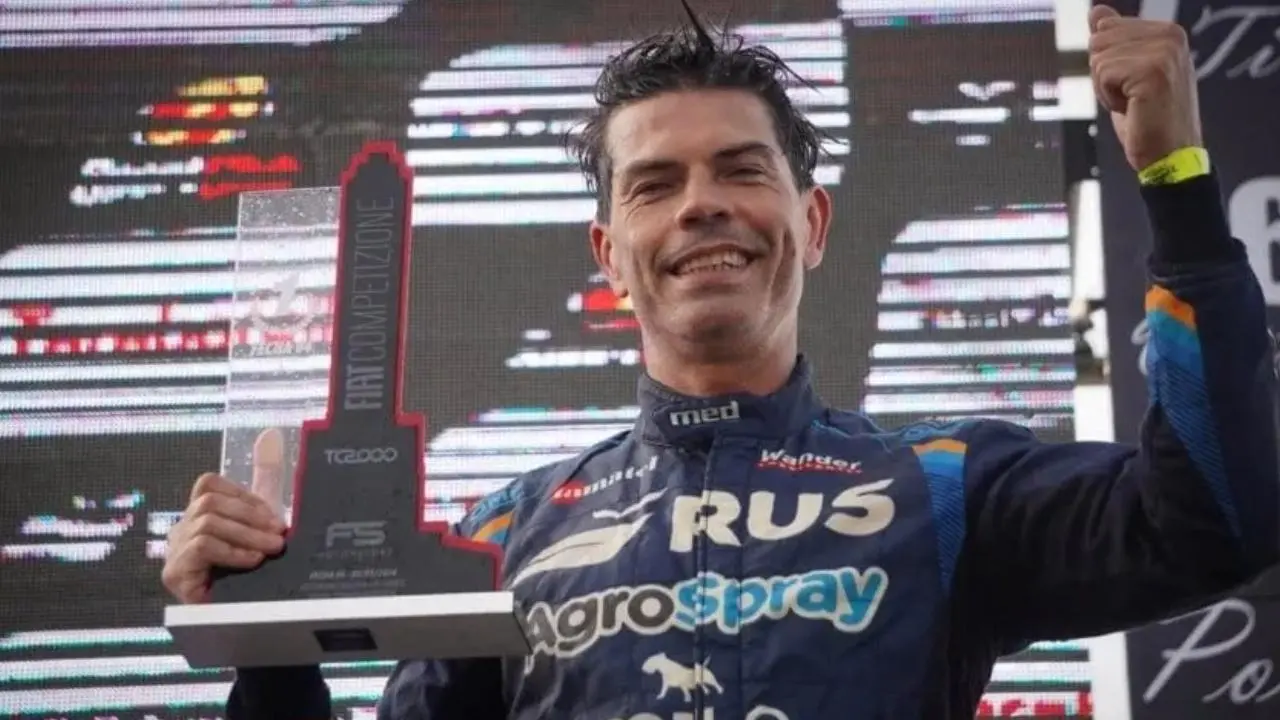 El Chino Garcé, ante su mejor momento en el automovilismo: finalizó primero en Fiat Competizione