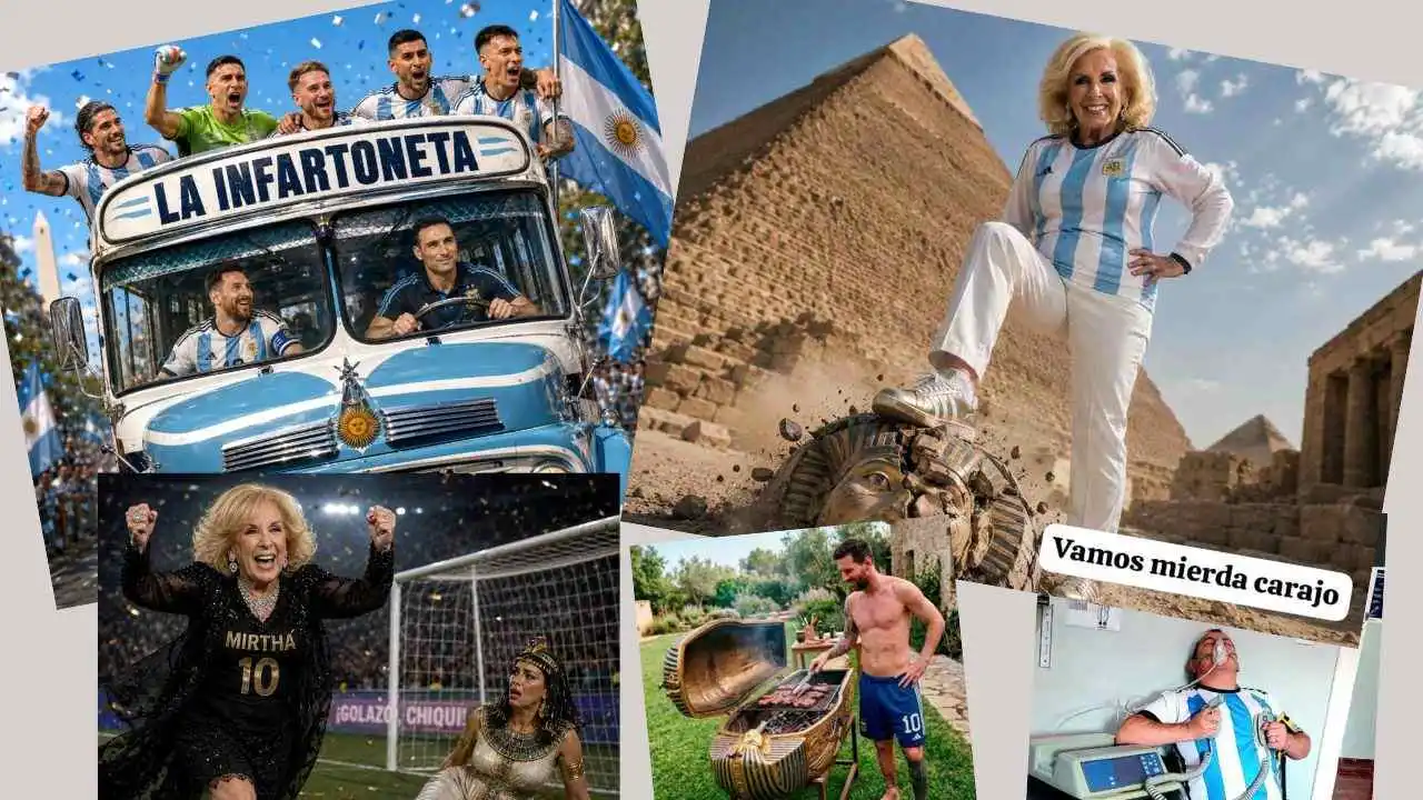 Desde Mirtha Legrand hasta Tutankamón: los mejores memes del triunfo de la Selección argentina ante Egipto