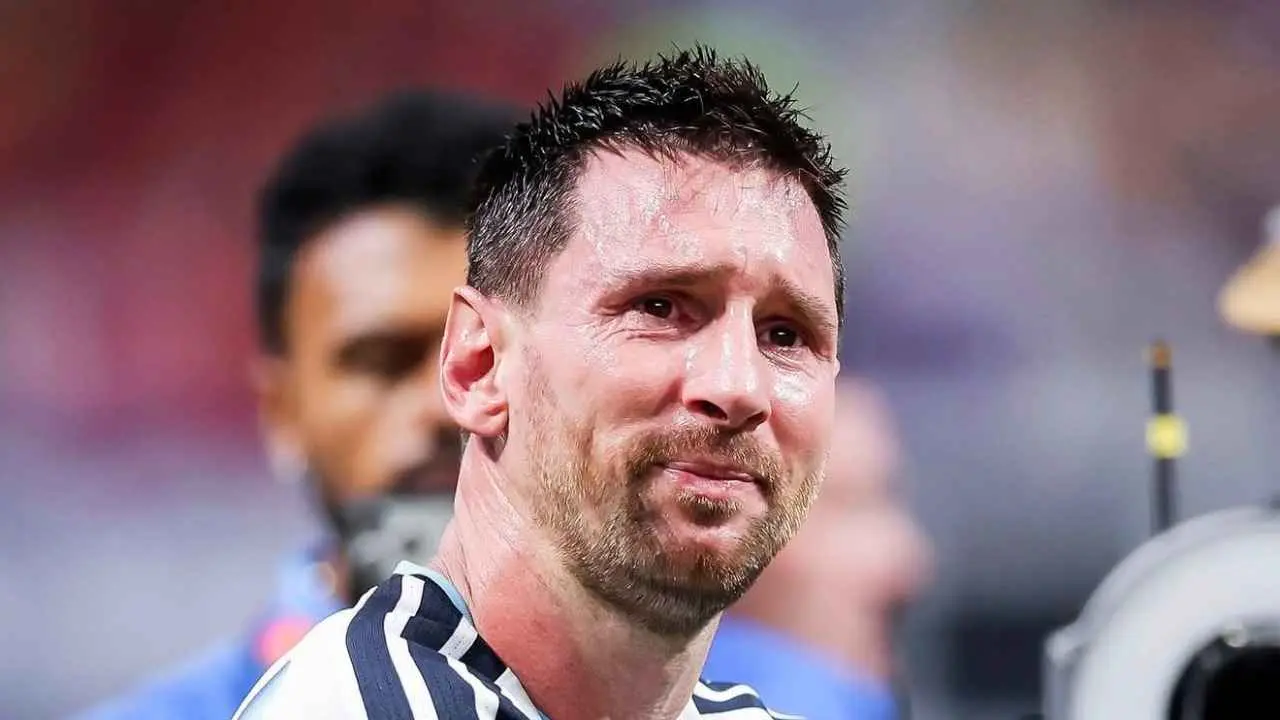 Lionel Messi, emocionado tras la victoria de la Selección argentina