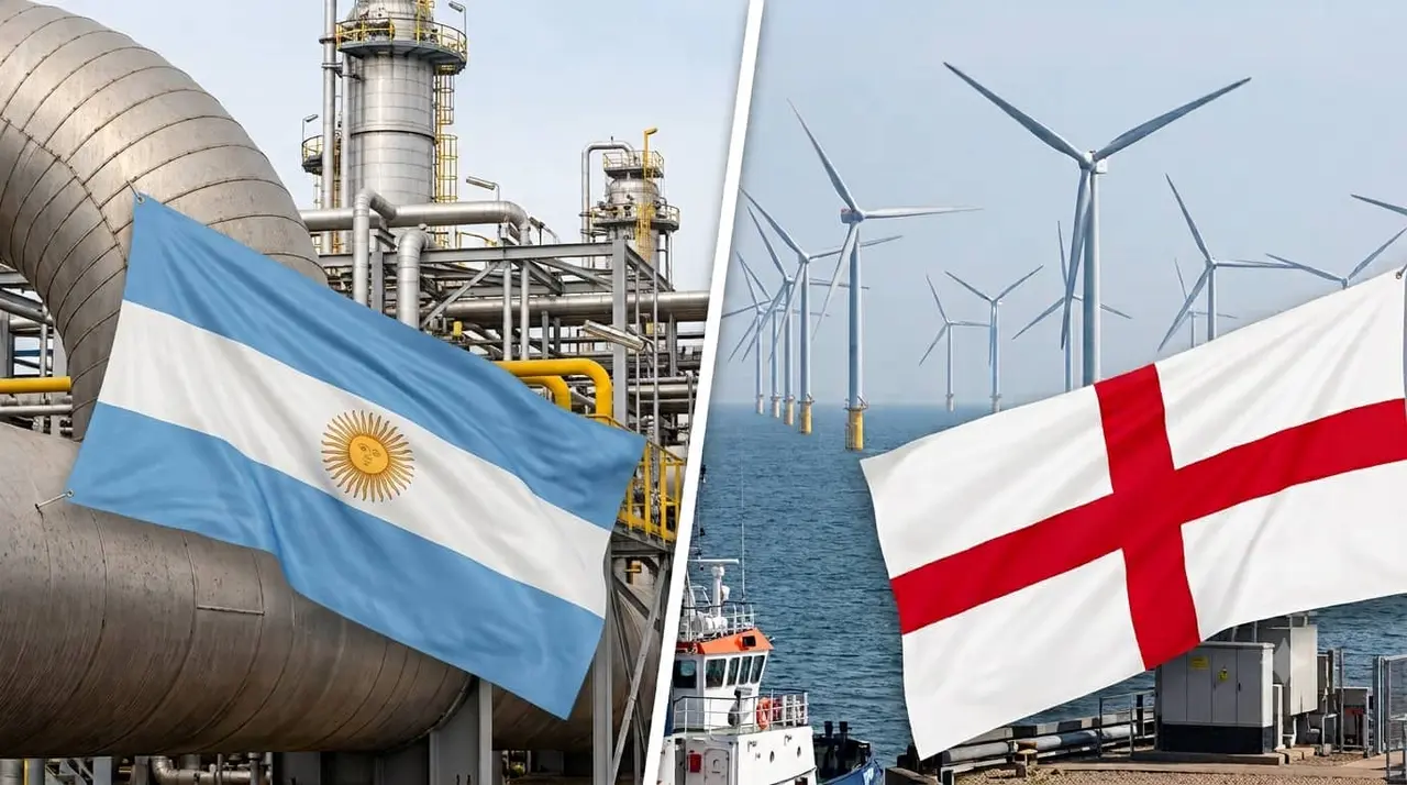 Argentina Inglaterra en energía