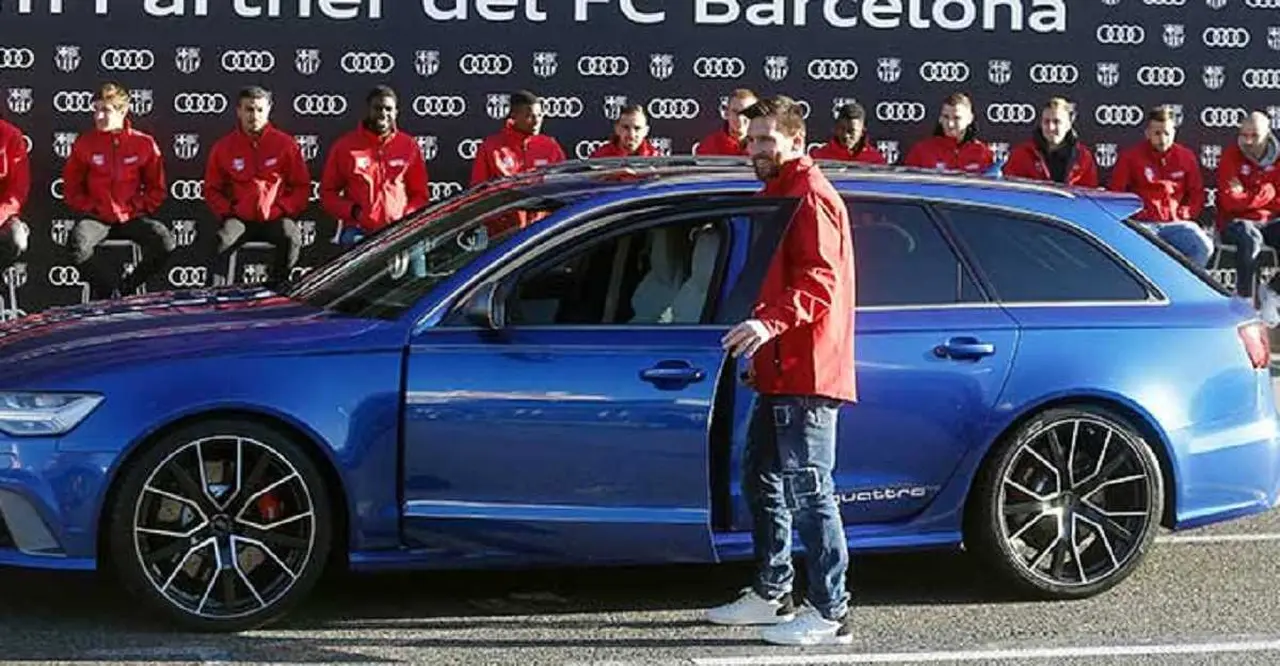 El Audi SQ7 fue uno de los modelos con los que más se lo vio públicamente en Barcelona