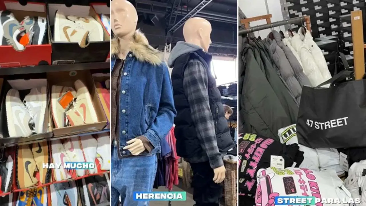 Zapatillas, abrigos y ropa para niños, entre algunas de las cosas que se pueden comprar en el outlet