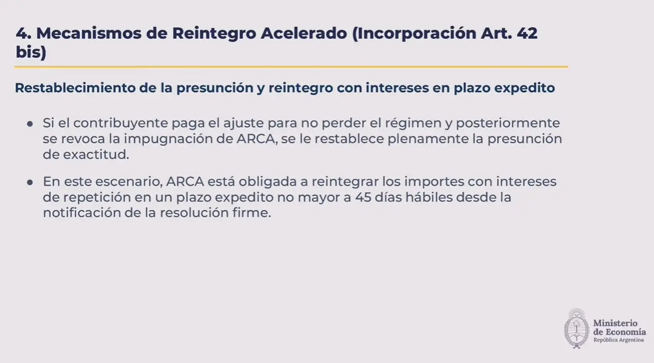 El cuarto cambio clave que presenta el nuevo proyecto