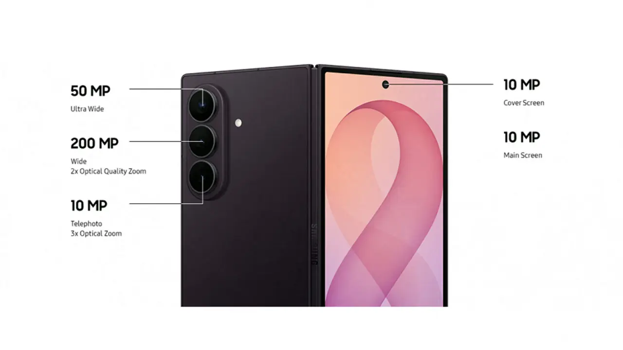 Cámaras del Samsung Galaxy Z Fold8 Ultra