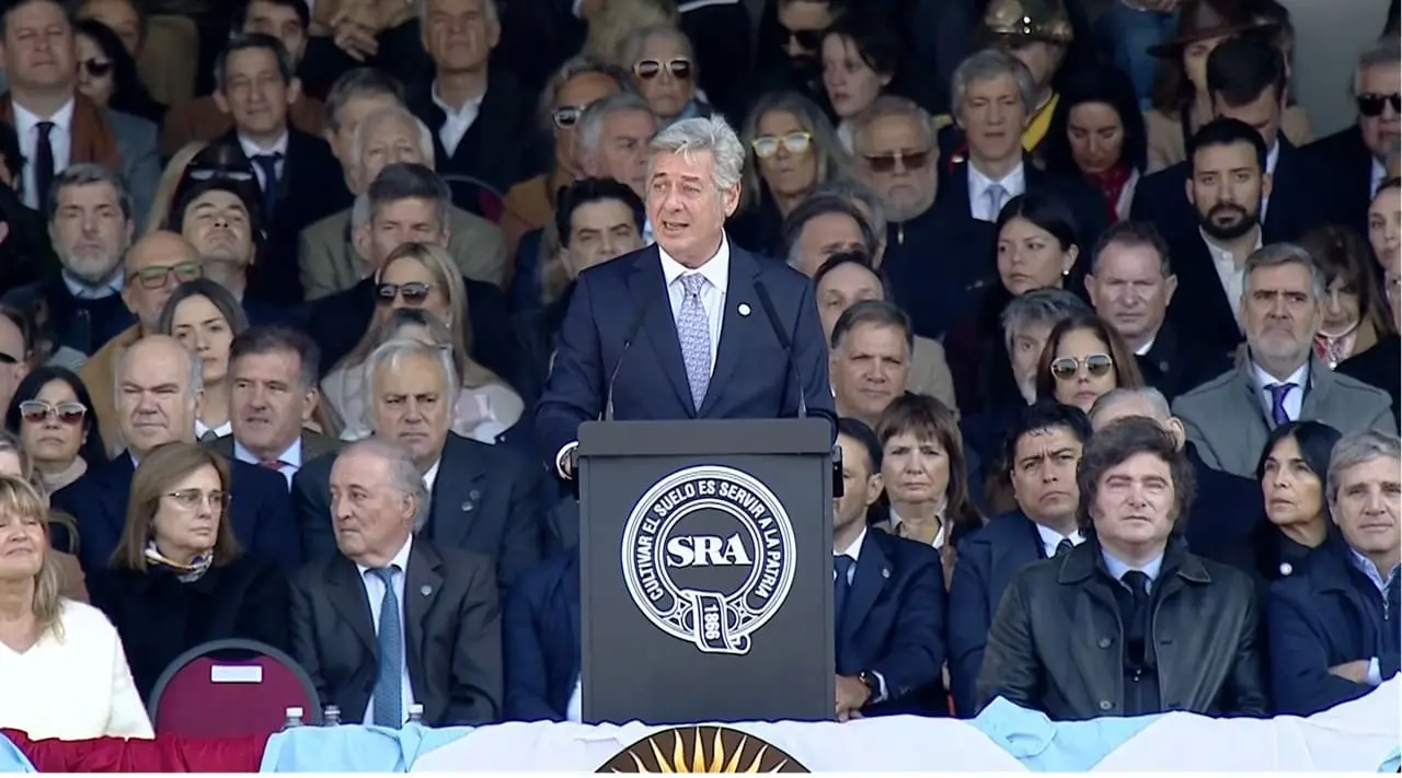 El  pedido del presidente de Sociedad La Rural a Milei: "Las retenciones deben dejar de existir para siempre"