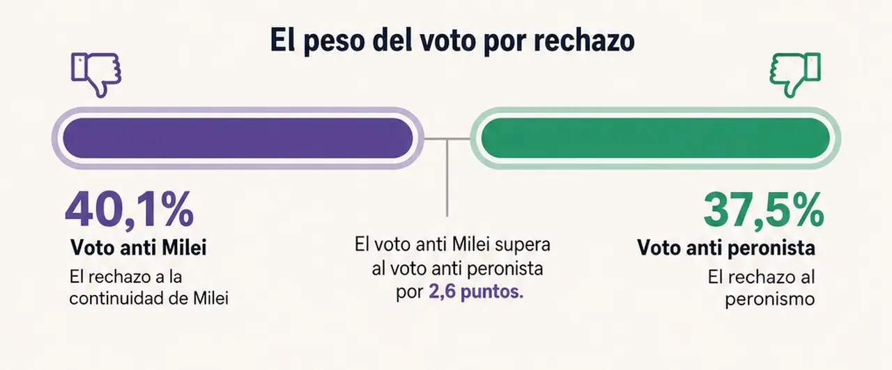 El voto 'anti' también tendrá peso en las próximas elecciones de 2027