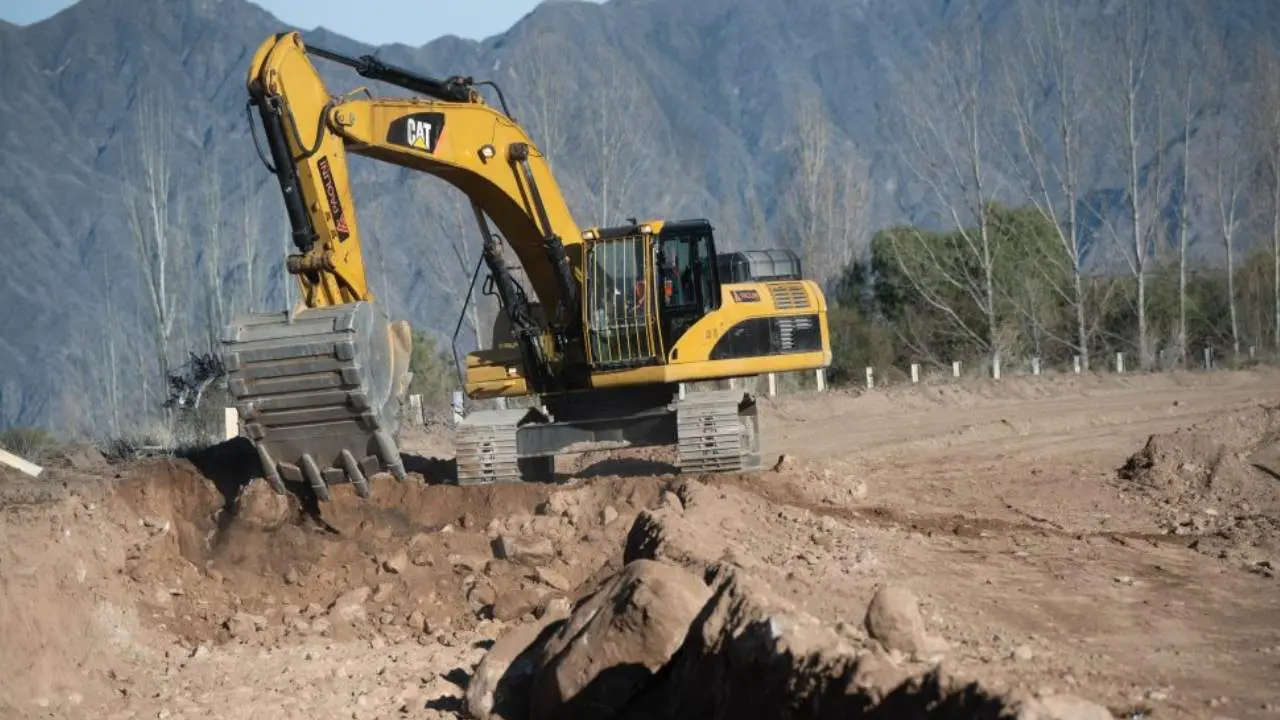 Los trabajos en el tercer tramo de la obra en la Ruta Provincial 82 de Mendoza están al 50%