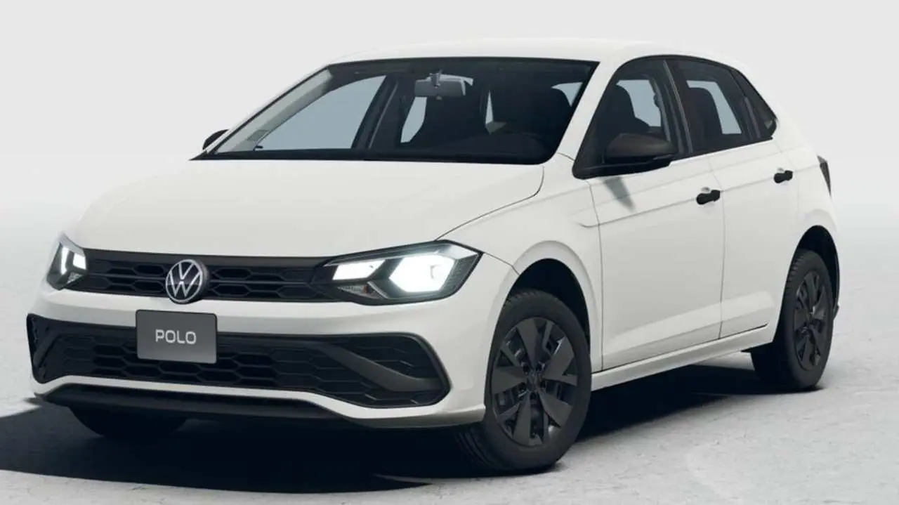 Volkswagen Polo Robust de frente y perfil. foto oficial.