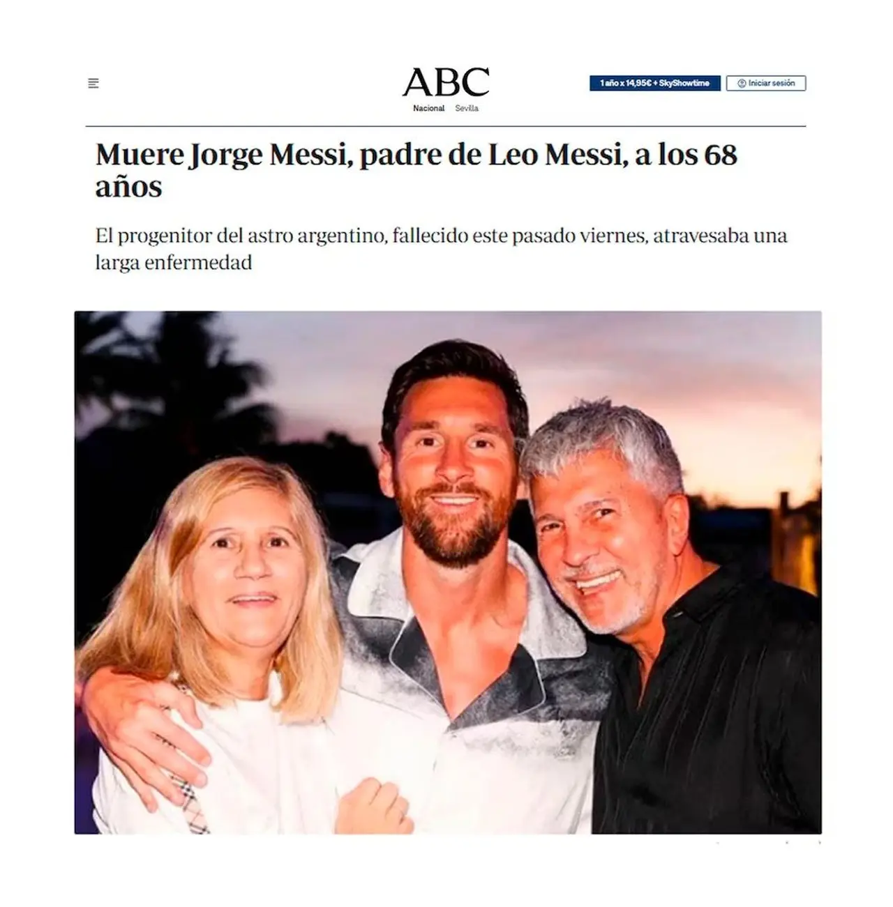 El diario ABC también se hizo eco de la noticia
