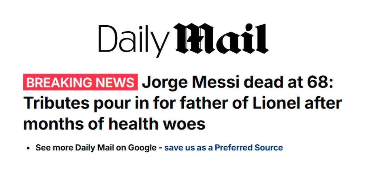 El británico Daily Mail contó que llevaba meses con problemas de salud