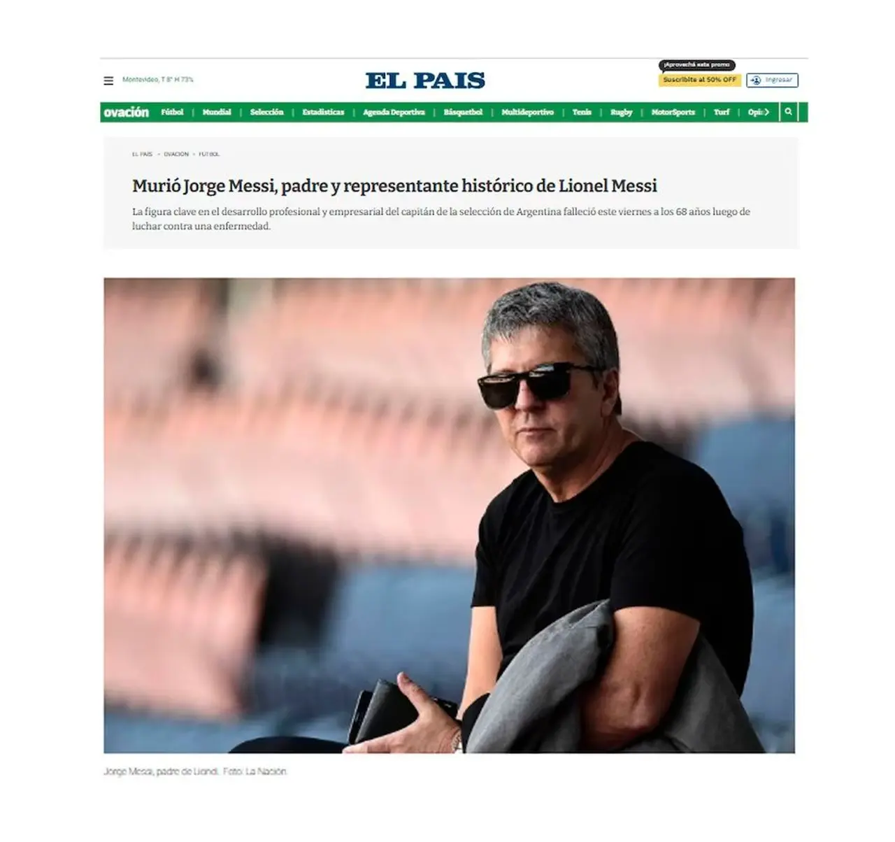El País de Uruguay también se hizo eco de la noticia