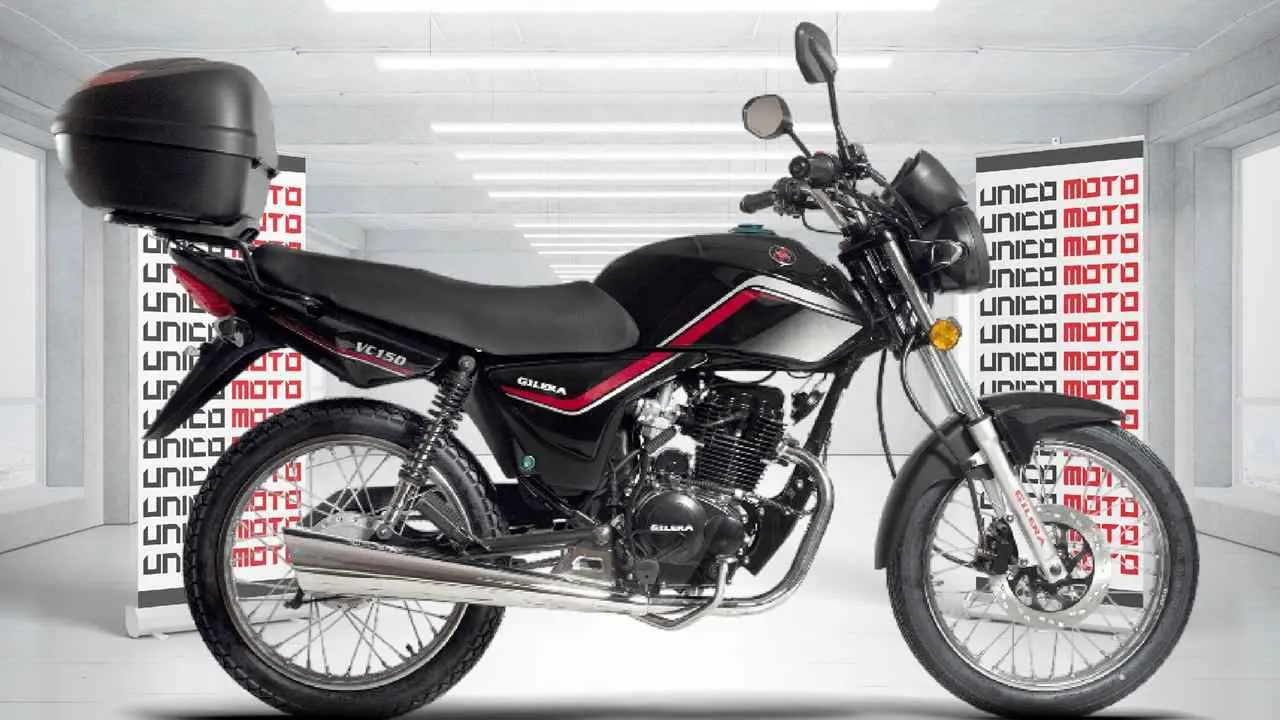 Moto Gilera 150. Imagen de archivo
