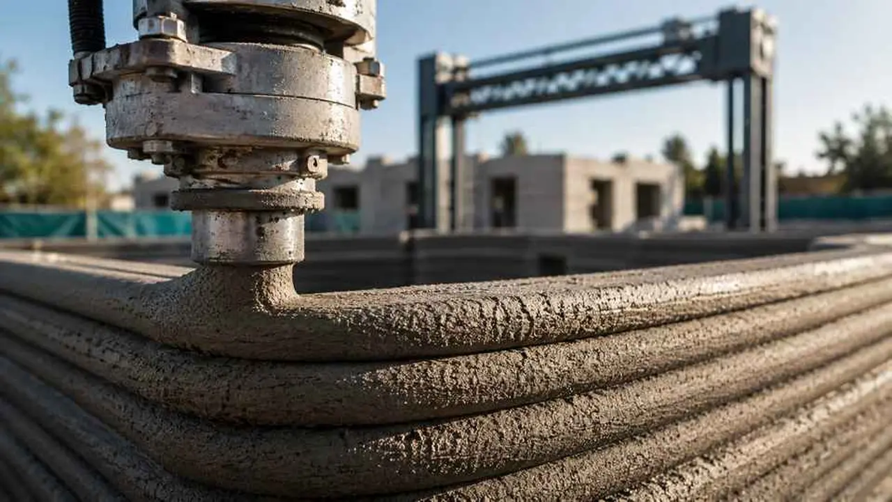 La máquina puede utilizarse para construir estructuras de hasta tres plantas