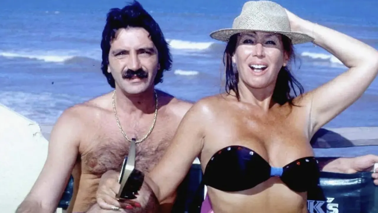 Moria Casán y Luis Vadalá, en tiempos felices de Playa Franka.