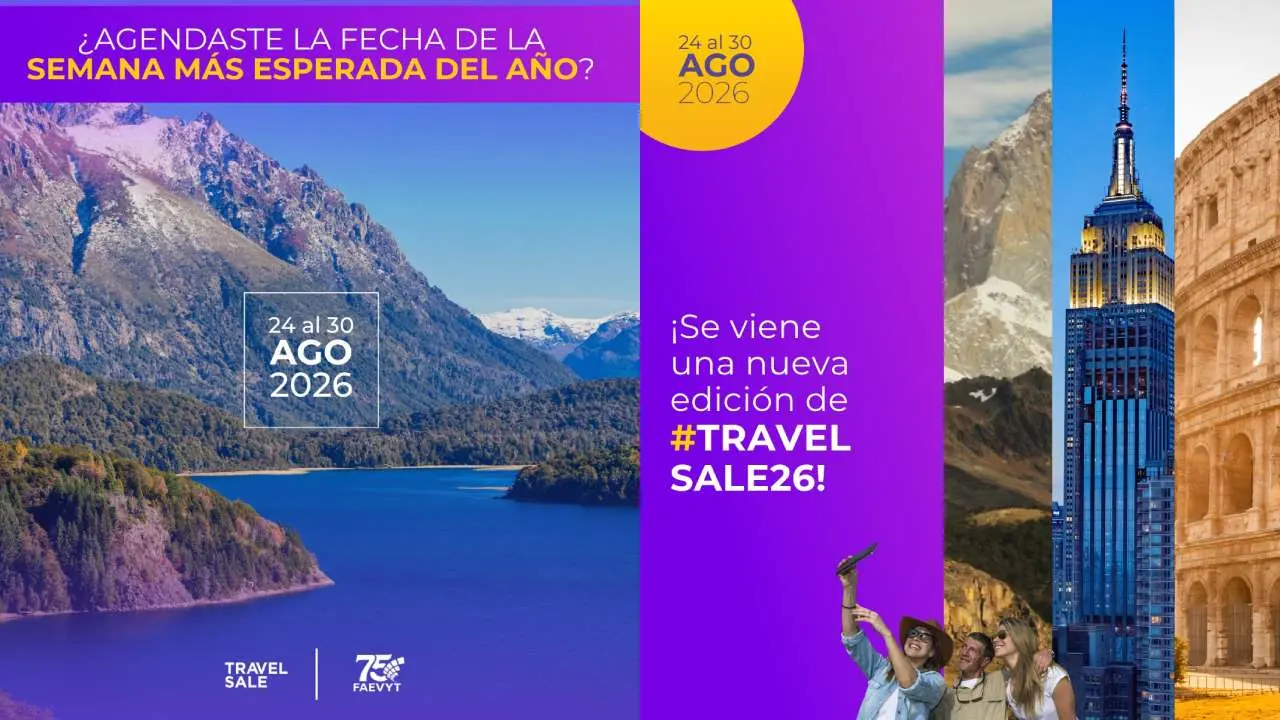El Travel Sale 2026 arranca este lunes 24 de agosto y se extenderá durante toda la semana con promoc